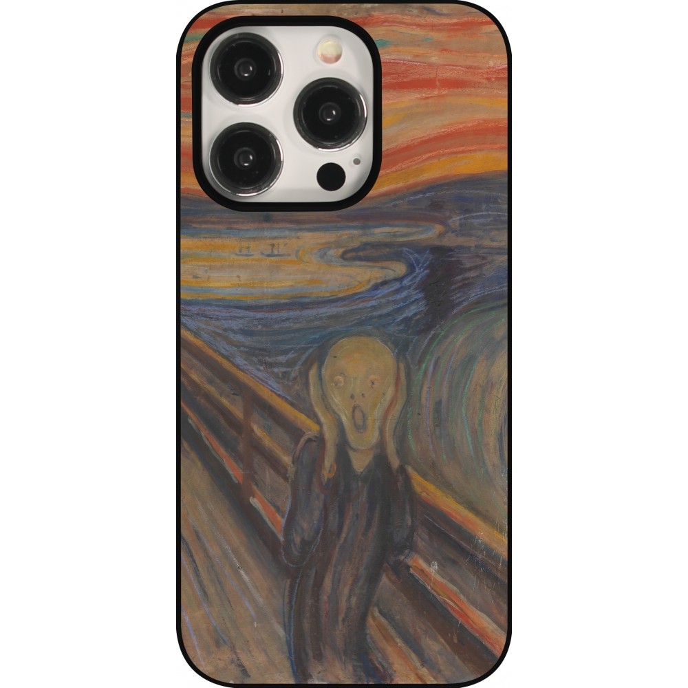 iPhone 15 Pro Case Hülle - Kunstbild - Der Schrei - Edvard Munch