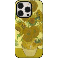 iPhone 15 Pro Case Hülle - Kunstbild - Sonnenblumen  - Van Gogh