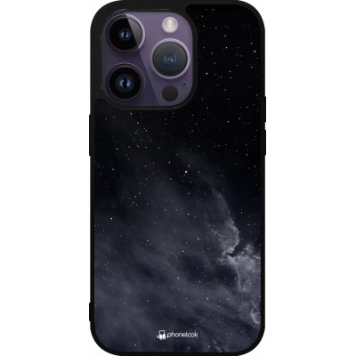 iPhone 15 Pro Case Hülle - Silikon schwarz Black Sky Clouds