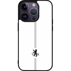 iPhone 15 Pro Case Hülle - Silikon schwarz Kanton AR weiss