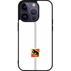 iPhone 15 Pro Case Hülle - Silikon schwarz Kanton BE weiss