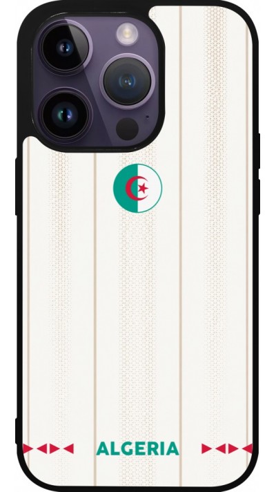 iPhone 15 Pro Case Hülle - Silikon schwarz Algerien 2026 personalisierbares Fussballtrikot