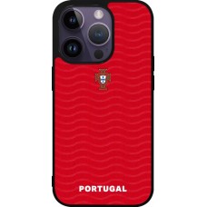 iPhone 15 Pro Case Hülle - Silikon schwarz Portugal 2026 personalisierbares Fussballtrikot