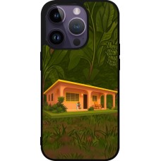 iPhone 15 Pro Case Hülle - Silikon schwarz Benitos house DTMF