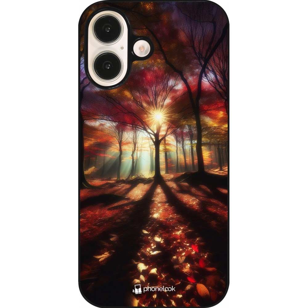 iPhone 16 Case Hülle - Herbstlicher goldener Glanz