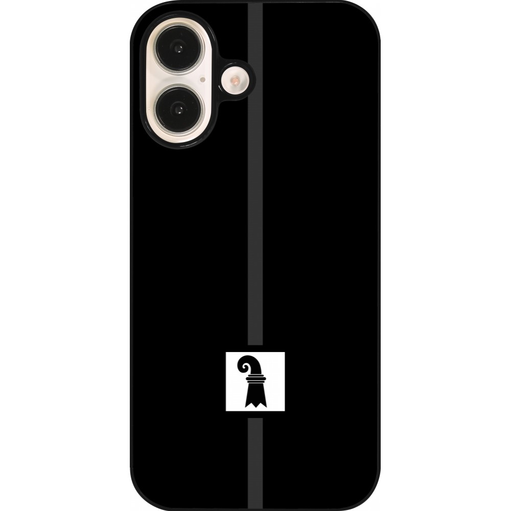 iPhone 16 Case Hülle - Kanton BS schwarz