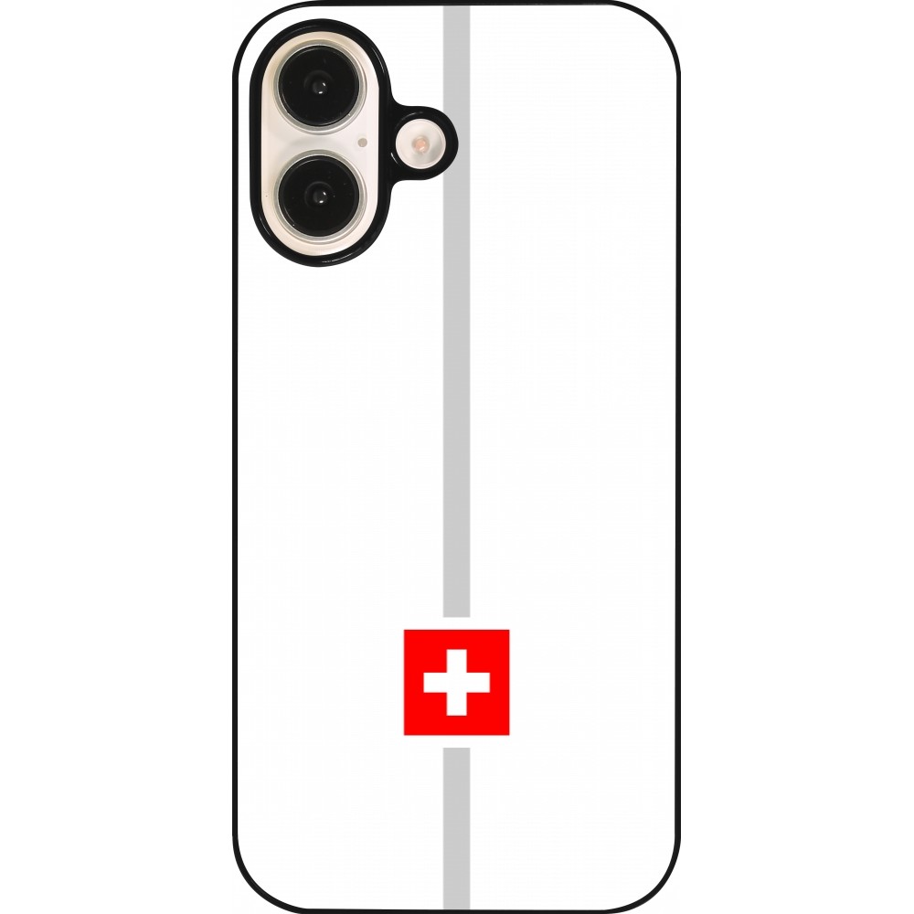 iPhone 16 Case Hülle - Kanton CH weiss