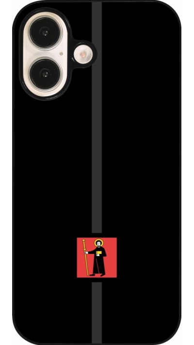 iPhone 16 Case Hülle - Kanton GL schwarz