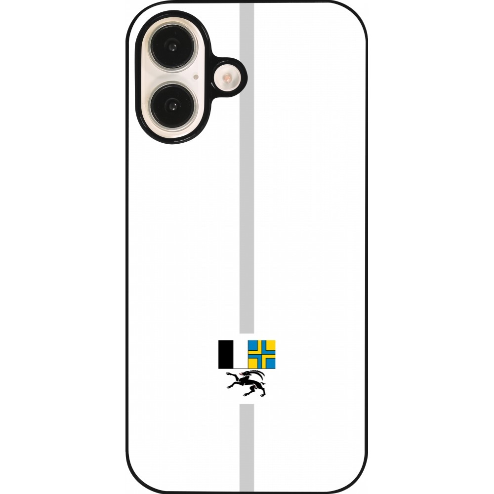 iPhone 16 Case Hülle - Kanton GR weiss