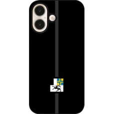 iPhone 16 Case Hülle - Kanton GR schwarz