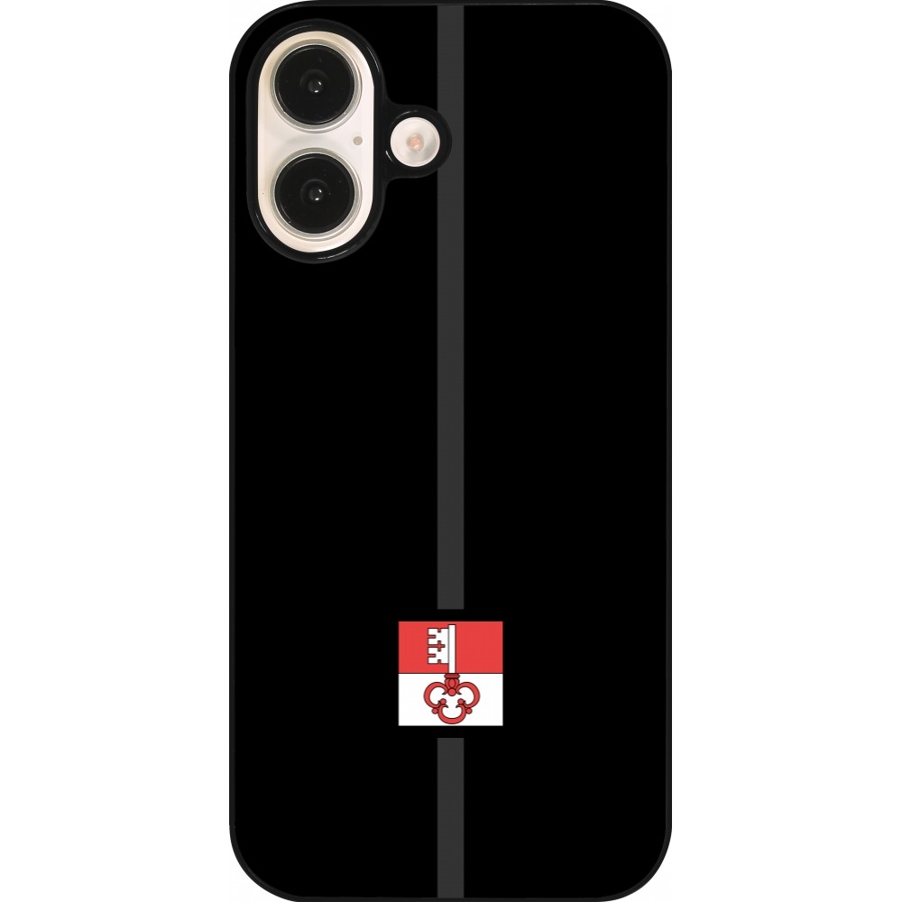 iPhone 16 Case Hülle - Kanton OW schwarz