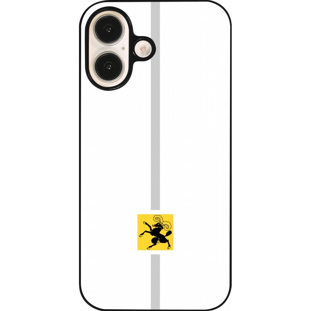iPhone 16 Case Hülle - Kanton SH weiss