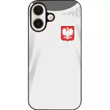iPhone 16 Case Hülle - Polen 2022 personalisierbares Fussballtrikot