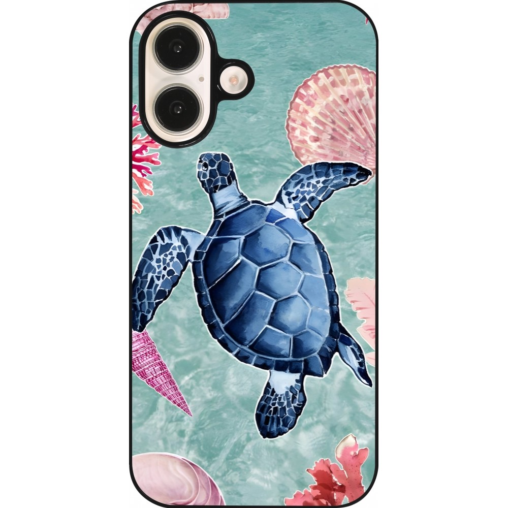 iPhone 16 Case Hülle - Preppy Turtle