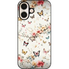 Coque iPhone 16 - Spring 25 Papillons Légers