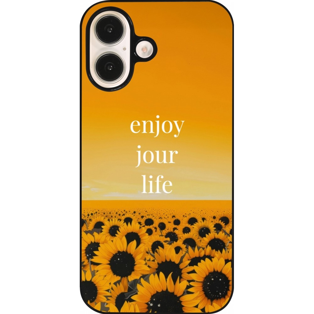 iPhone 16 Case Hülle - Summer 2025 Enjoy your life