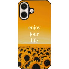 iPhone 16 Case Hülle - Summer 2025 Enjoy your life