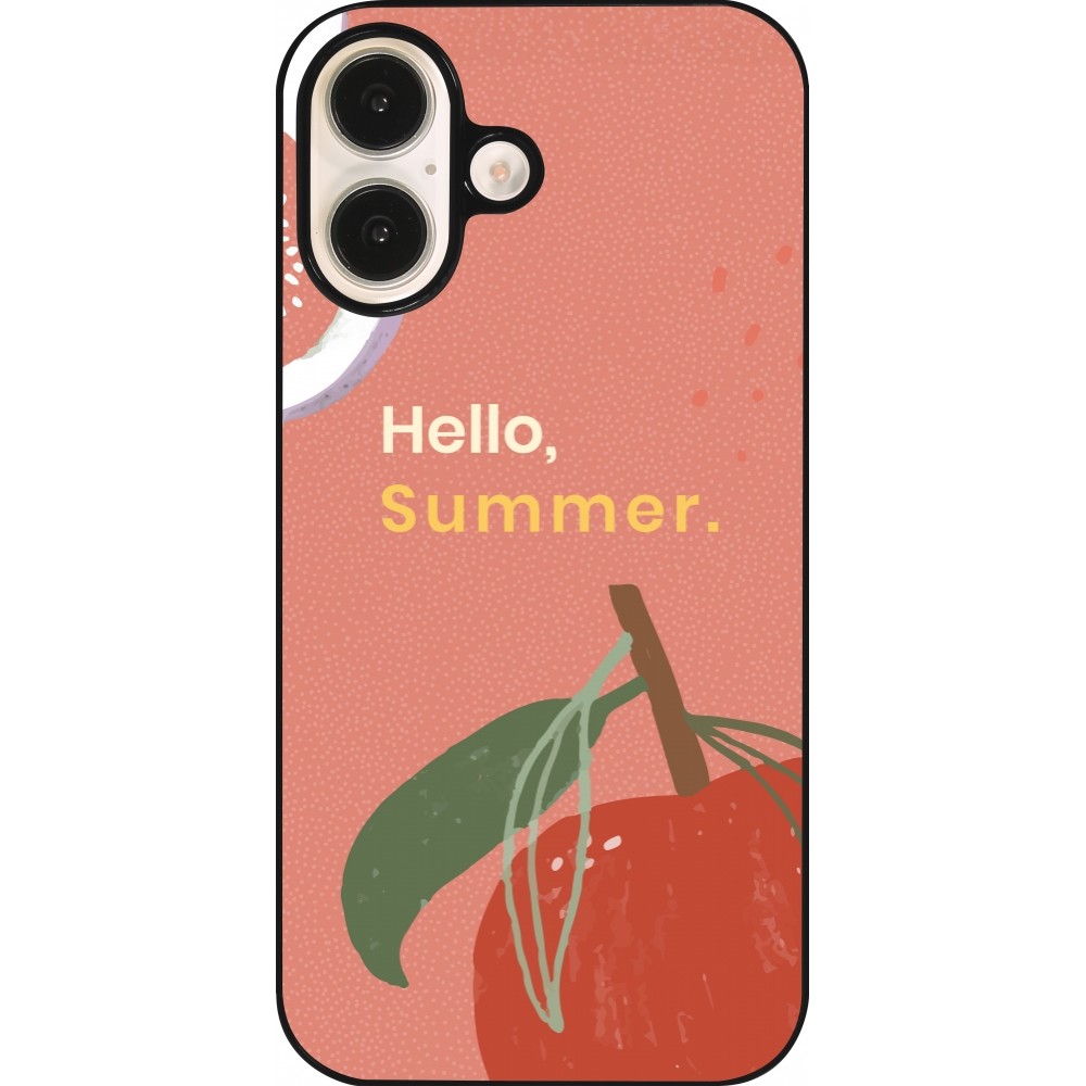 iPhone 16 Case Hülle - Summer 2025 Hello summer