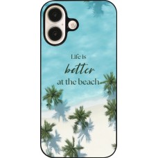 iPhone 16 Case Hülle - Summer 2025 Life is better at the beach