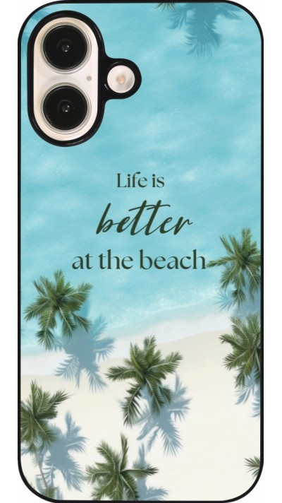 iPhone 16 Case Hülle - Summer 2025 Life is better at the beach