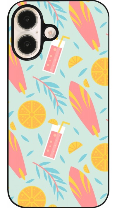 iPhone 16 Case Hülle - Summer 2025 Pattern citron