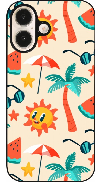 iPhone 16 Case Hülle - Summer 2025 Pattern soleil