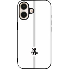 iPhone 16 Case Hülle - Silikon schwarz Kanton AR weiss