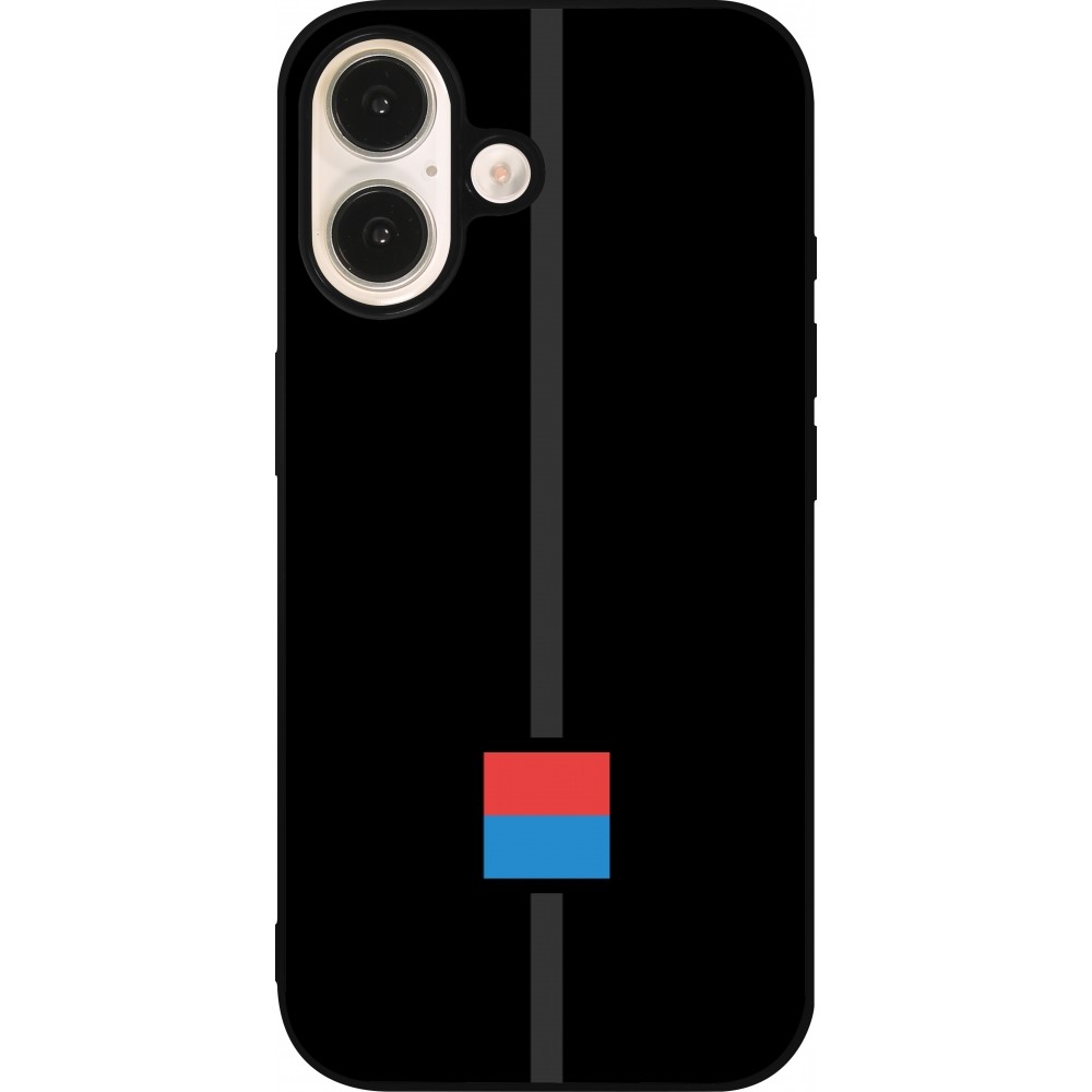 iPhone 16 Case Hülle - Silikon schwarz Kanton TI schwarz