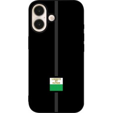 iPhone 16 Case Hülle - Silikon schwarz Kanton VD schwarz