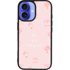 iPhone 16 Case Hülle - Silikon schwarz Mom 2023 your are magical