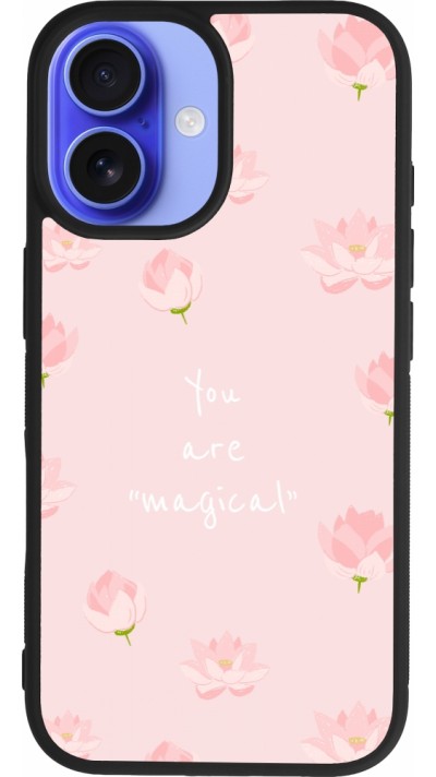 iPhone 16 Case Hülle - Silikon schwarz Mom 2023 your are magical