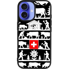 iPhone 16 Case Hülle - Silikon schwarz Poya Schweiz 1 schwarz