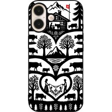 iPhone 16 Case Hülle - Silikon schwarz Poya Schweiz 2