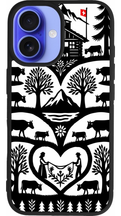 iPhone 16 Case Hülle - Silikon schwarz Poya Schweiz 2