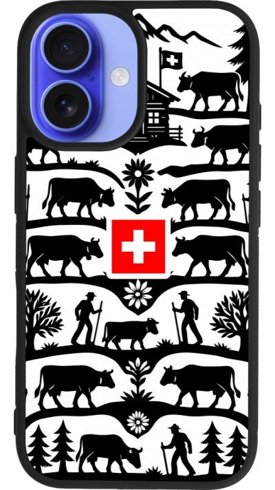 iPhone 16 Case Hülle - Silikon schwarz Poya Schweiz 3