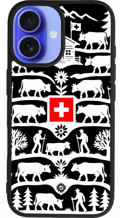 iPhone 16 Case Hülle - Silikon schwarz Poya Schweiz 3 schwarz