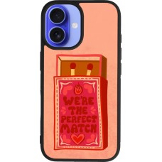 iPhone 16 Case Hülle - Silikon schwarz Saint Valentines Day 26 Perfect Match