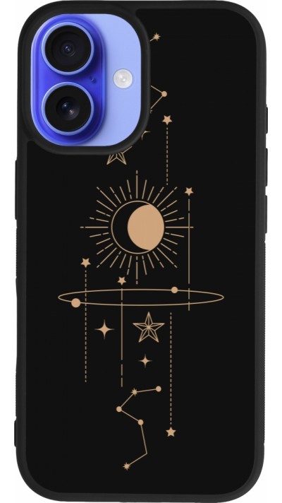 iPhone 16 Case Hülle - Silikon schwarz Spring 23 astro