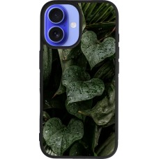 iPhone 16 Case Hülle - Silikon schwarz Spring 23 fresh plants
