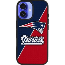iPhone 16 Case Hülle - Silikon schwarz Super Bowl 26 Patriots 1