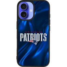 iPhone 16 Case Hülle - Silikon schwarz Super Bowl 26 Patriots 2