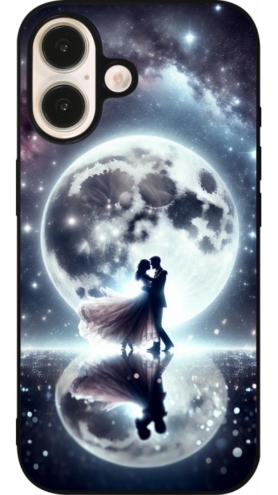 iPhone 16 Case Hülle - Silikon schwarz Valentin 2024 Liebe unter dem Mond iPhone 16 Case Hülle - Silikon schwarz Valentin 2024 Liebe unter dem Mond