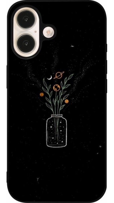 iPhone 16 Case Hülle - Silikon schwarz Vase black iPhone 16 Case Hülle - Silikon schwarz Vase black
