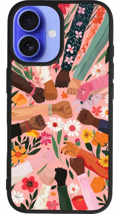 iPhone 16 Case Hülle - Silikon schwarz Womens day 2026 8