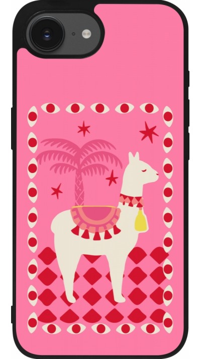 Coque iPhone 17e / 16e - Silicone rigide noir Alpaca 2026