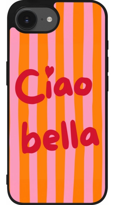 Coque iPhone 17e / 16e - Silicone rigide noir Bye Bella 2026