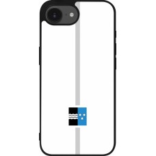 iPhone 16e Case Hülle - Silikon schwarz Kanton AG weiss