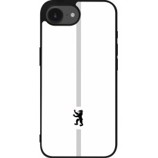 iPhone 16e Case Hülle - Silikon schwarz Kanton AI weiss