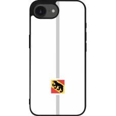 iPhone 16e Case Hülle - Silikon schwarz Kanton BE weiss