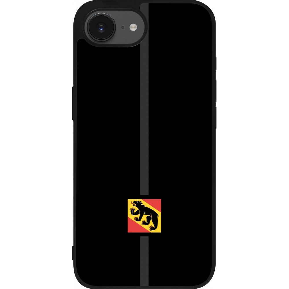 iPhone 16e Case Hülle - Silikon schwarz Kanton BE schwarz